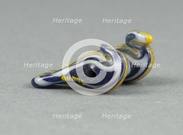 Bead or Amulet in the Shape of Two Birds, Egypt, New Kingdom, Dynasty 18-19 (about 1550-1186 BCE). Creator: Unknown.