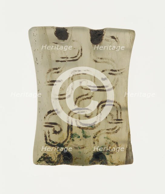 Plaque with Interlinked Scrolls, Eastern Zhou period, 7th century B.C. Creator: Unknown.