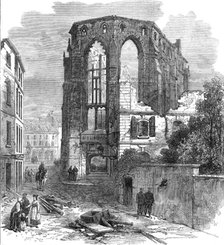 Scenes of the Late War in France: ruins of the public library at Strasbourg, 1871. Creator: Unknown.