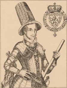James VI of Scotland, James I of England and Ireland  (1566-1625), 1889 Artist: James Stirling