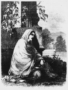'A Cashmere Widow', c1891. Creator: James Grant.