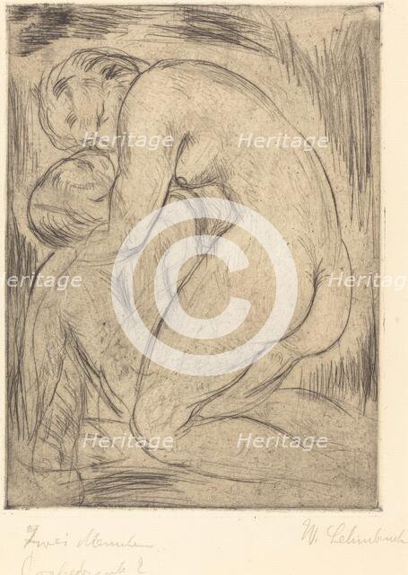 The Dead Man (Der tote Mann), 1915. Creator: Wilhelm Lehmbruck.