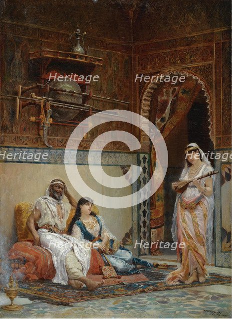 in a Harem. Artist: Baratti, Filippo (1868-1901)