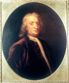 Isaac Newton, English mathematician, astronomer and physicist, c1725. Artist: John Vanderbank