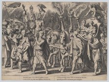 Plate 7: Triumphal Procession after Victory over Turks, from the Triumphs of Charles V, 1614. Creator: Cornelis Boel.