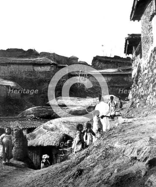 Korean children, 1900. Artist: Unknown