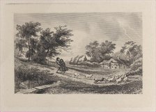 L'Orage, 1842. Creator: Charles Francois Daubigny.