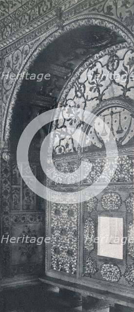 'Delhi. The Scales of Justice (Carved Marble Screen through which petitions were received.)', c1910. Creator: Unknown.