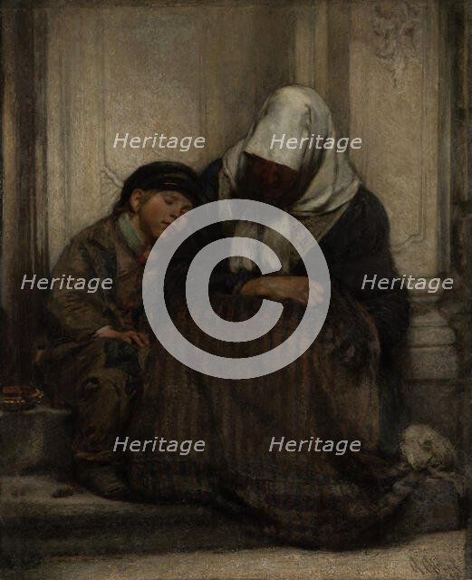 Poor People, 1858. Creator: Angilbert Gobel.