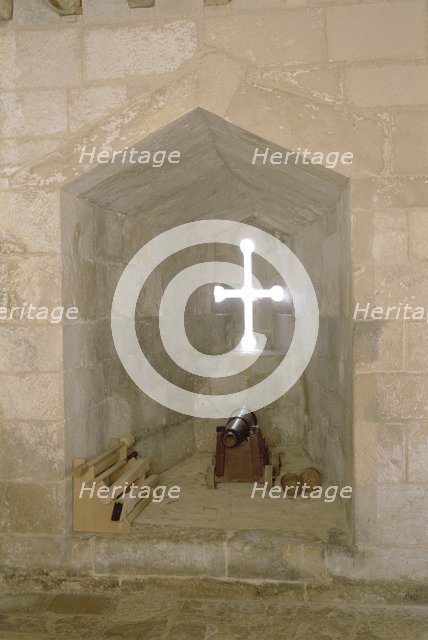 Cannon equipment, Portland Castle, Weymouth, Dorset, 1998. Artist: J Bailey