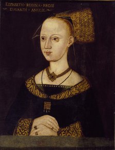 Elizabeth Woodville, Queen of Edward IV, c1500. Artist: Unknown.