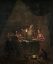A Musical Party by Candlelight, 1786-1820. Creator: Michiel Versteegh.