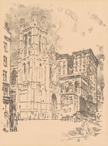 St. Thomas, New York, 1918. Creator: Frederick Childe Hassam.