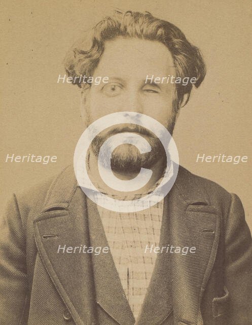 Maurin. émile, Auguste. 31 ans, né à Marseille (Bouche du Rhône). Ex photographe. Anarchis..., 1894. Creator: Alphonse Bertillon.
