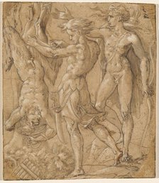 The Flaying of Marsyas, 1526/1530. Creator: Parmigianino.