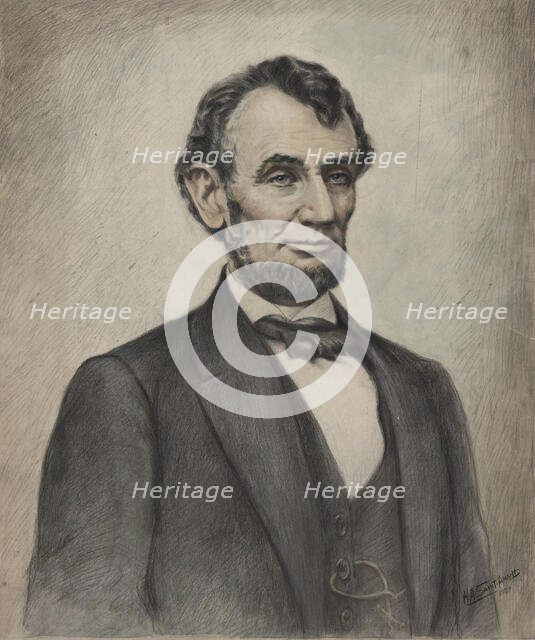 Abraham Lincoln, ca.1934. Creator: HA Saint-Amand.