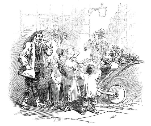 Pine-Apples, a penny a slice, 1845. Creator: Unknown.