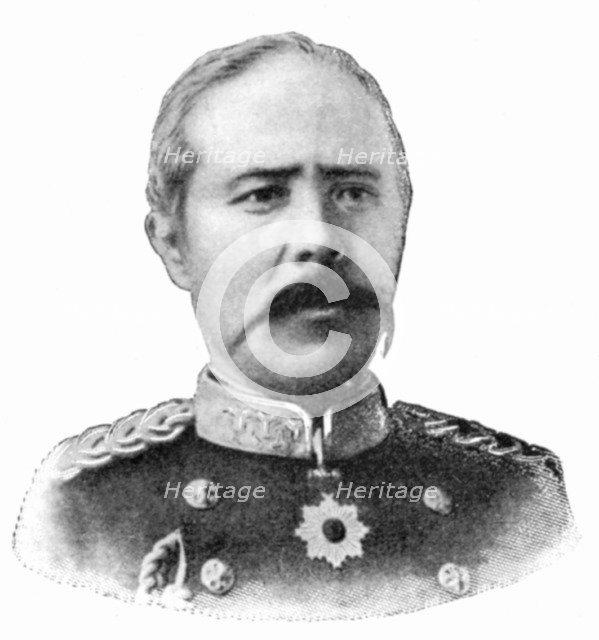 General Kuroki, Russian Commander-in-Chief, Russo-Japanese War, 1904-5. Artist: Unknown