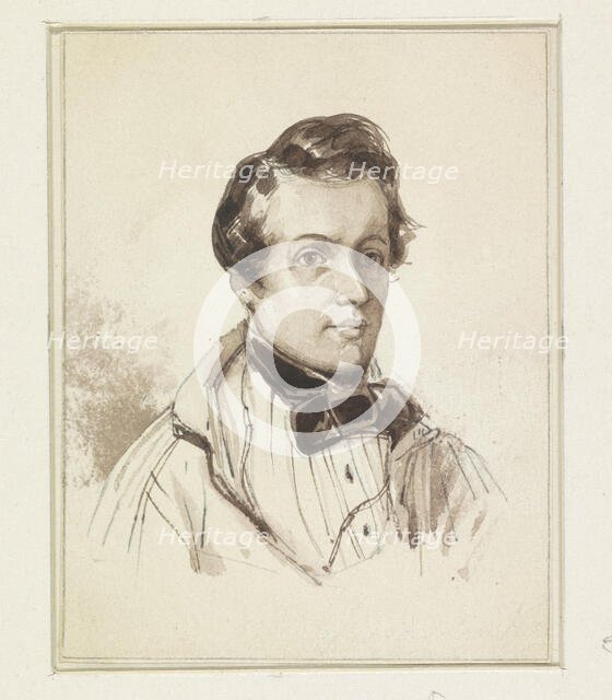 Self -portrait of Jan van der Kaa, 1825-1850. Creator: Jan van der Kaa.