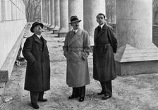 Adolf Hitler, Professor Leonhard Gall and architect Albert Speer, Munich, Germany, 1934. Artist: Unknown