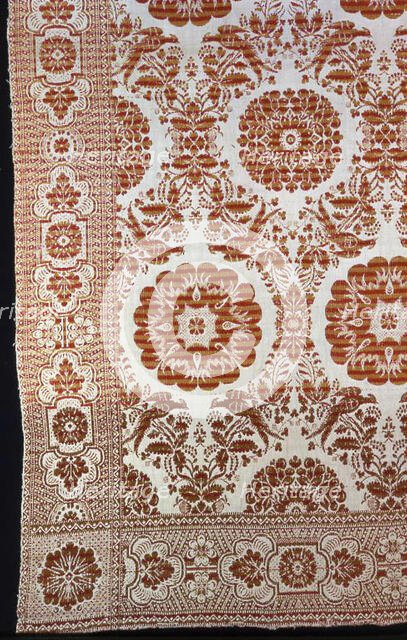 Coverlet, New York, 1840/45. Creator: Unknown.