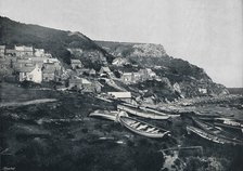 'Runswick - The Village on the Cliffs', 1895. Artist: Unknown.