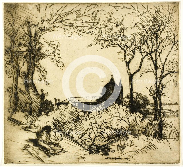 Idillio, Venice, 1908. Creator: Donald Shaw MacLaughlan.