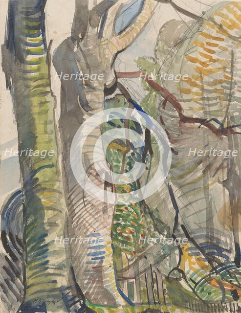 Forest landscape, 1891-1935. Creator: Herman Kruyder.