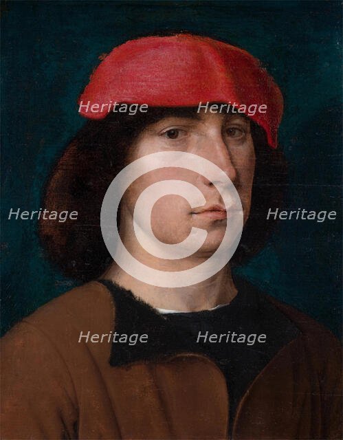 A Young Man in a Red Cap, c1512. Creator: Michael Sittow.