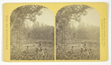 Coyotero Apache Scouts, at Apache Lake, Sierra Blanca Mountains, Arizona. Two members..., 1873. Creator: Tim O'Sullivan.