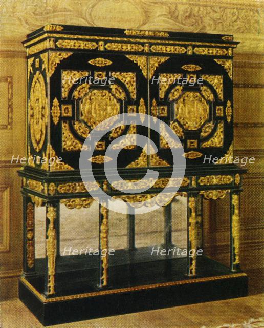 'Flemish Cabinet of Ebony with Gilt Mounts', 1938. Creator: Unknown.