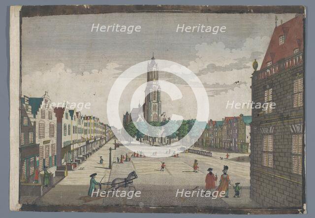 View of the New Church in Delft, 1742-1801. Creators: Georg Balthasar Probst, Balthasar Friedrich Leizelt.