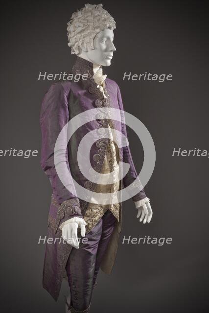 Man's suit, Europe, c.1790, altered c.1805. Creator: Unknown.