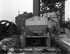 Refurbishment work, Mosley Common Colliery, Lancashire, 1963.  Artist: Michael Walters