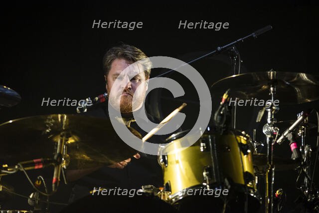 Jim Macaulay, The Stranglers live at the Royal Albert Hall, Mar 2024. Creator: Annapaola Marchesani.