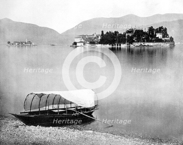 Lake Maggiore, Isola Bella, Italy, 1893.Artist: John L Stoddard