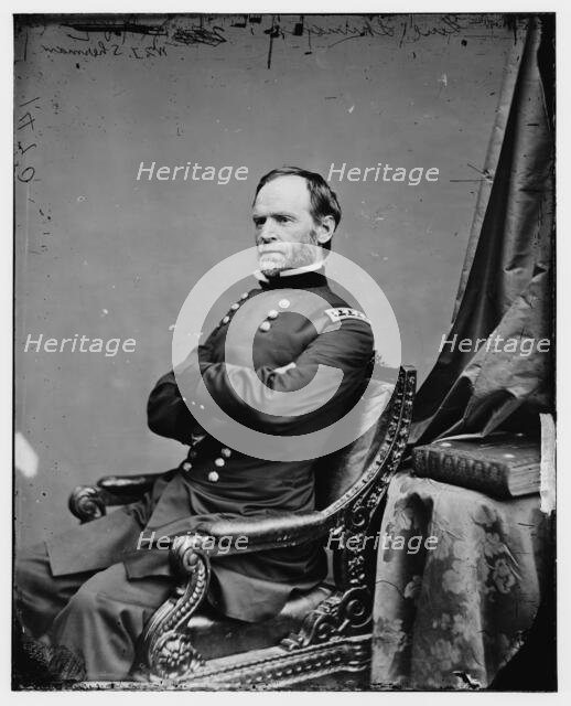 General William T. Sherman, US Army, 1869. Creator: Unknown.