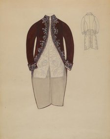 Coat and Waistcoat, c. 1936. Creator: Margaret Concha.