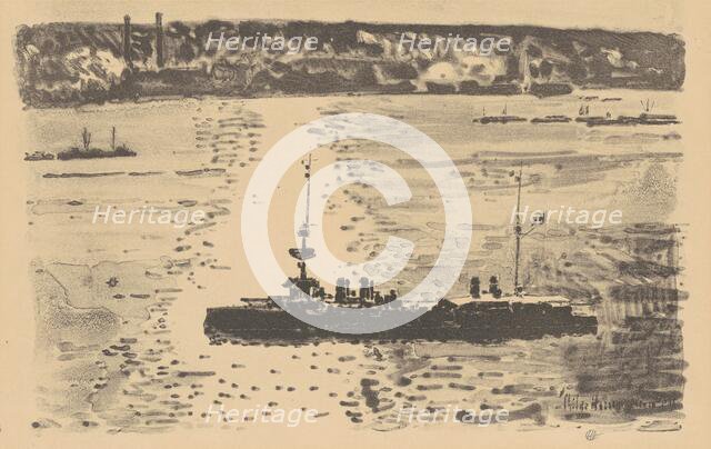 The French Cruiser, 1918. Creator: Frederick Childe Hassam.