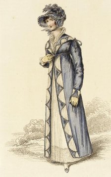 Fashion Plate (Autumnal Walking Dress), 1815. Creator: John Bell.