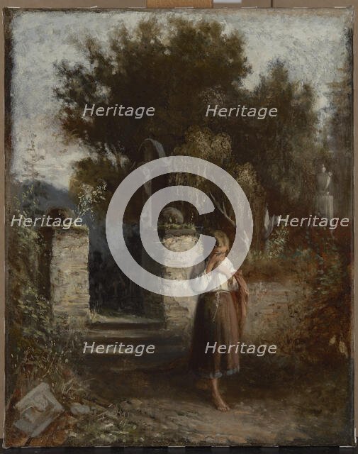 Orphan, 1870. Creator: Aleksander Kotsis.