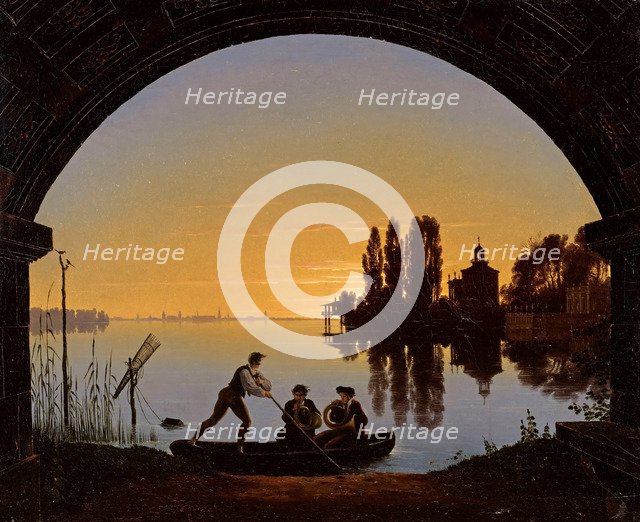 The Banks of the Spree near Stralau, 1817.