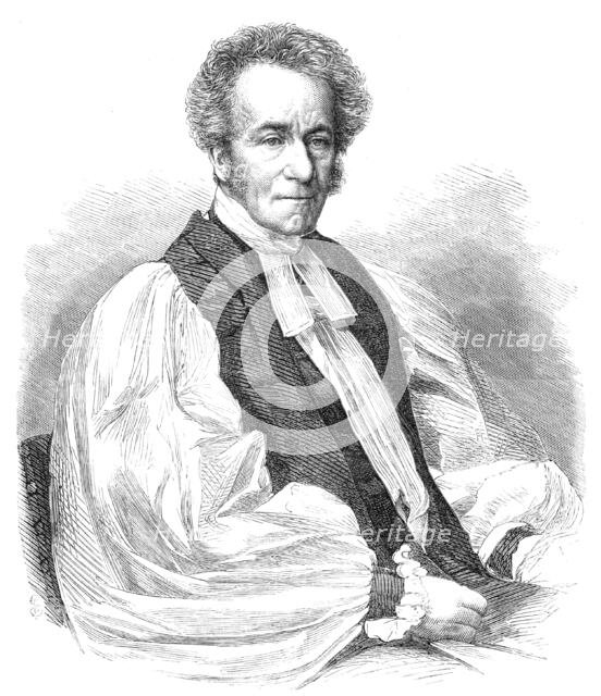 The Right Rev. Dr. Jacobson, the new Bishop of Chester, 1865. Creator: Unknown.