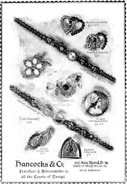 Advertisement for Hancock's & Co., 1898. Creator: Unknown.