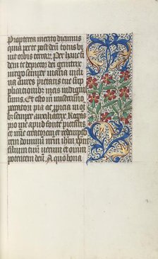 Book of Hours (Use of Rouen): fol. 24r, c. 1470. Creator: Master of the Geneva Latini (French, active Rouen, 1460-80).