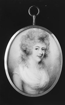 Portrait of a Woman, Said to Be Lady Sophia Boyle, ca. 1790. Creator: Anne Mee.
