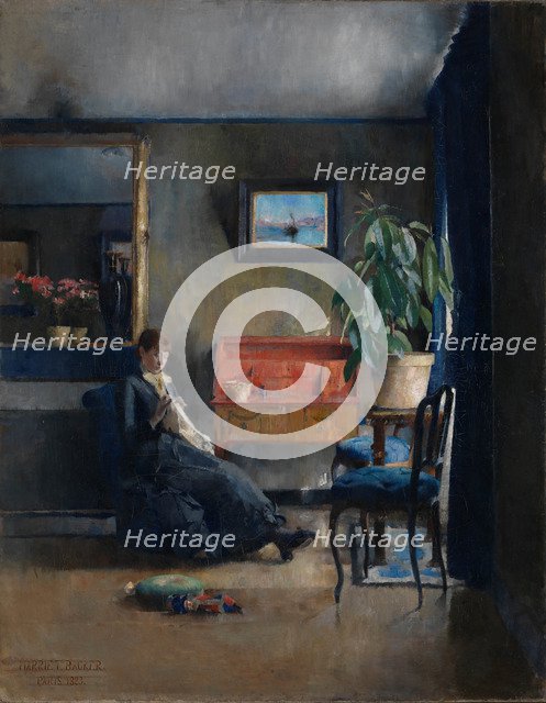 Blue Interior, 1883.