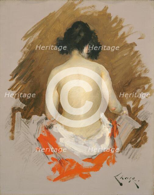 Nude, c. 1901. Creator: William Merritt Chase.