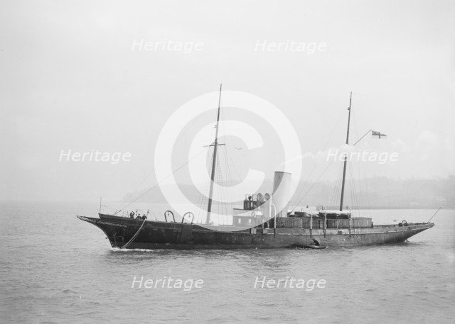 The 357 ton steam yacht 'Yarta', 1939. Creator: Kirk & Sons of Cowes.