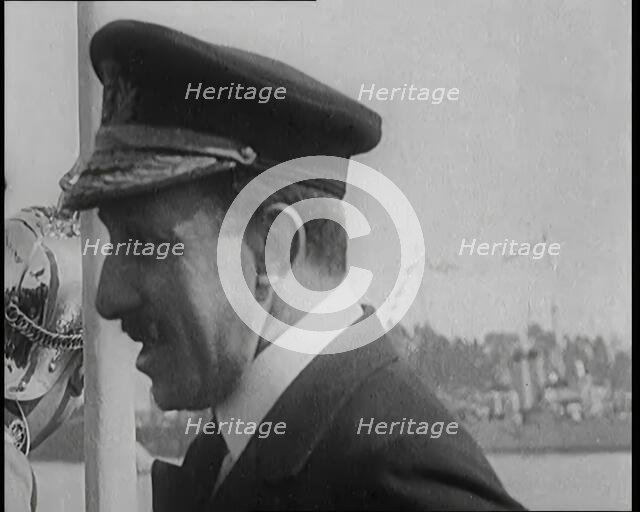 The Pilot of the Seaplane General Francisco Franco, 1926. Creator: British Pathe Ltd.